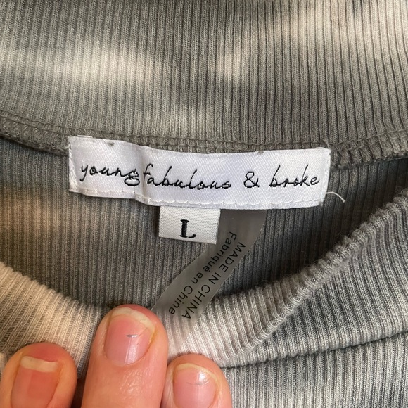 Young Fabulous and Broke Bodycon Long Sleeve Midi Tie Dye dress - Picture 5 of 7